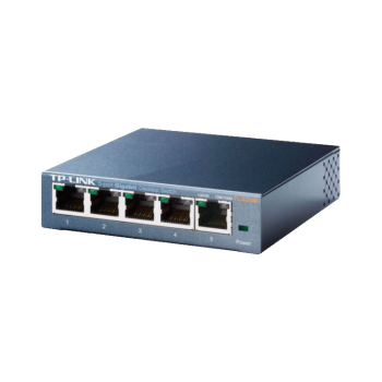 Switch TP-LINK 5 Portas 10/100/1000 Rev.Met.-SG105