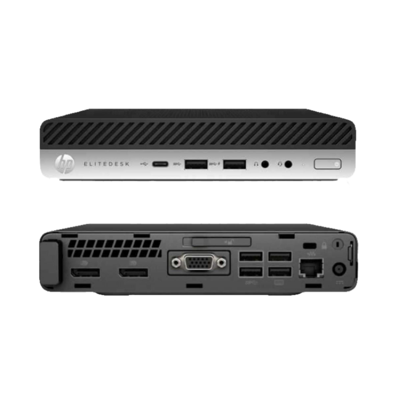 PC HP EliteDesk 800 G3 DM (Mini) Intel Core i5 6500T  Windows Pro - Recond. 1 ano de Garantia